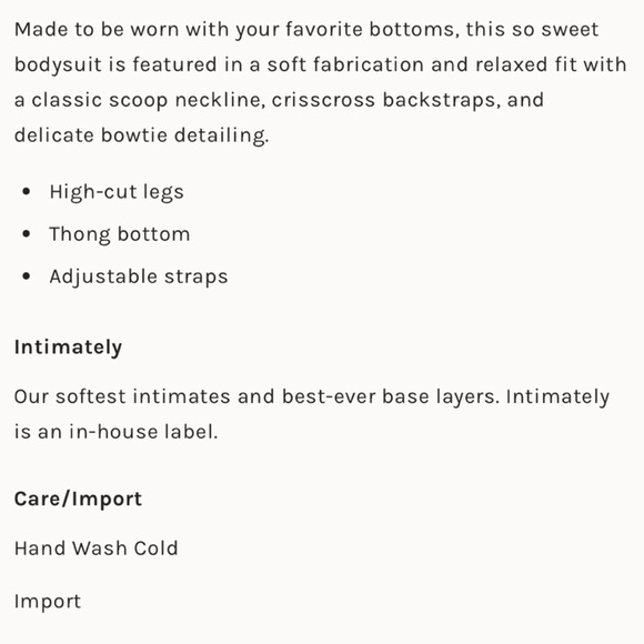 NWOT Free People Be Kind Bodysuit - Picture 6 of 7